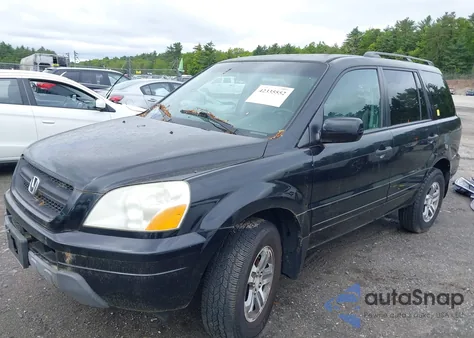 2004 Honda Pilot Ex-L from USA, damaged, VIN 5FNYF18514B000720